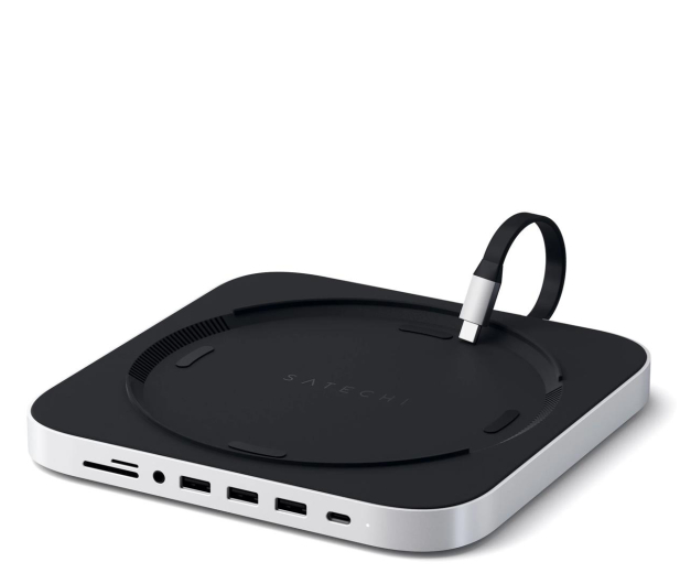 Satechi Aluminum Hub Mac Mini (USB-C, 3xUSB-A, micro/SD) (silver) - 1144424 - zdjęcie